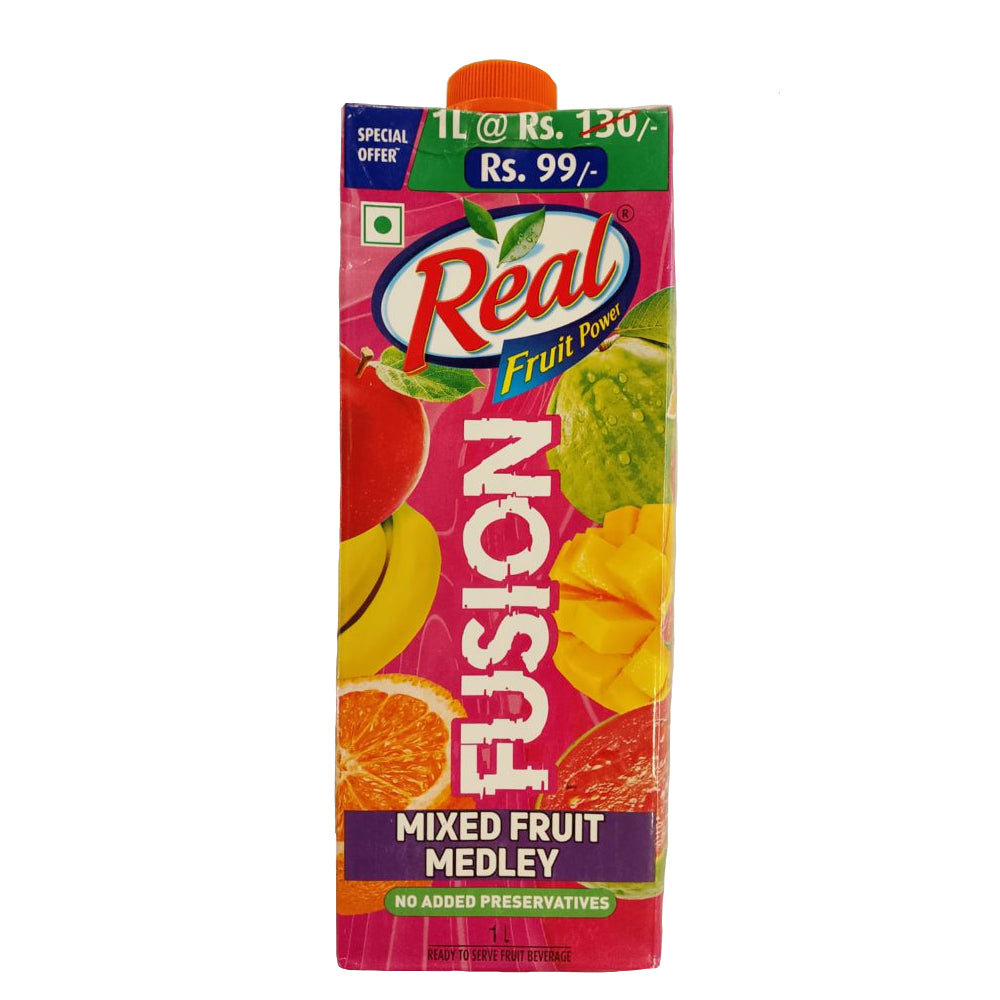 Real Fusion Mixed Fruit Medley, 1ltr