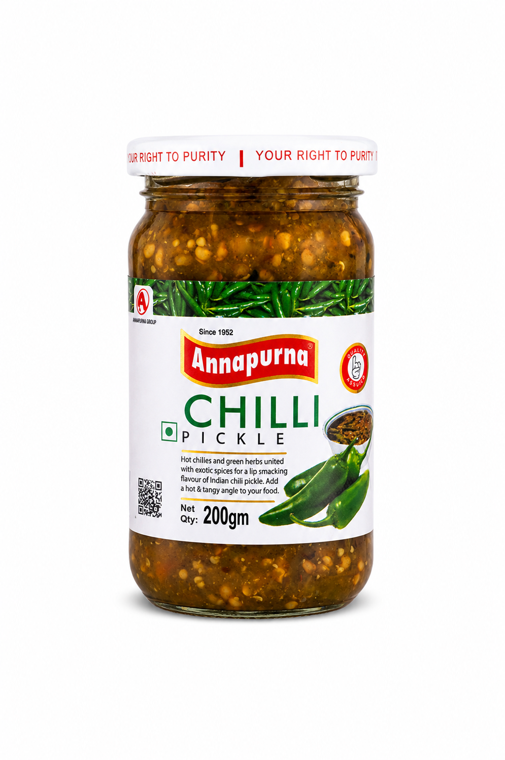 Annapurna Chilli Pickle - 200g
