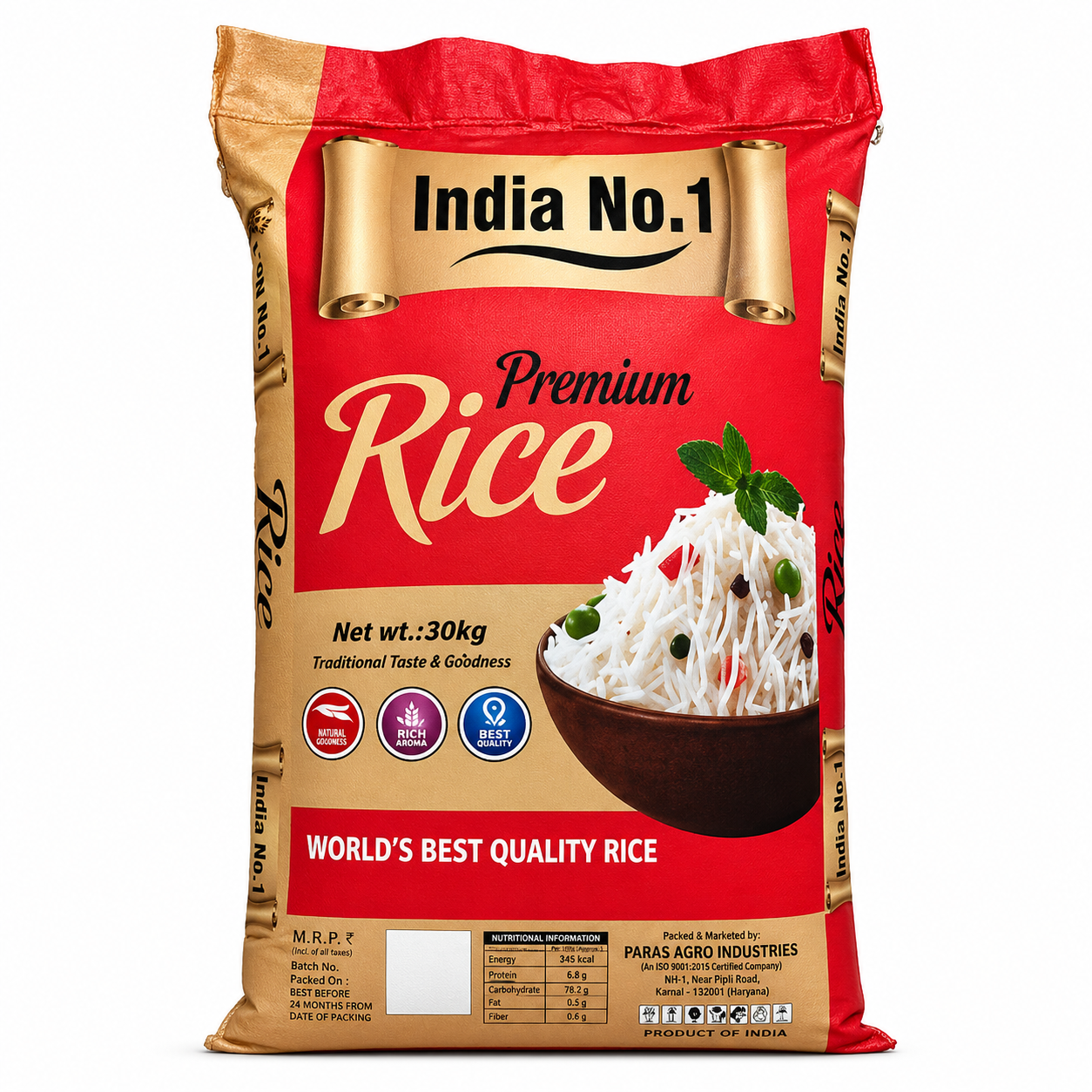 Premium Rice, 30 Kg
