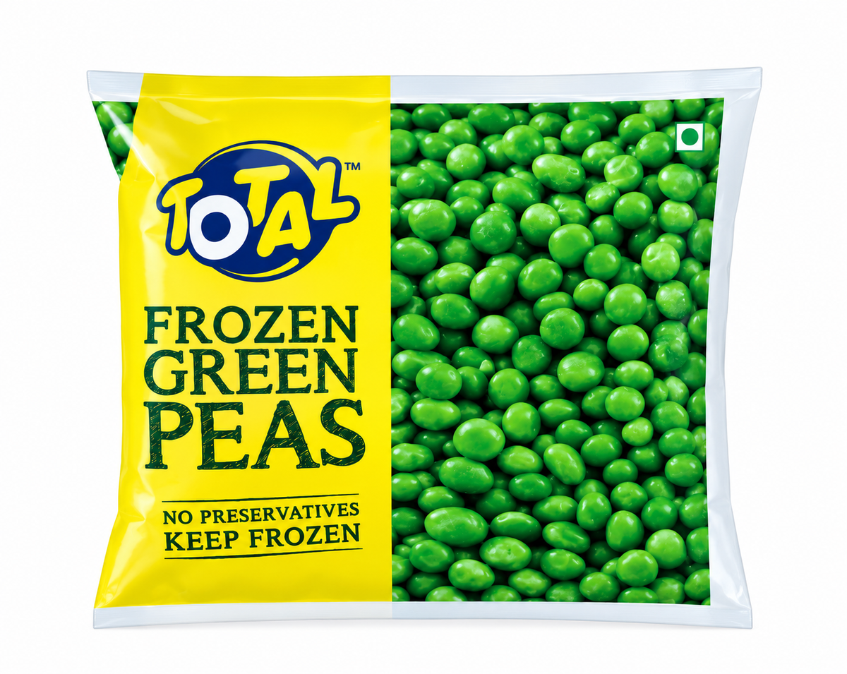 Total Frozen Green Peas, 500g