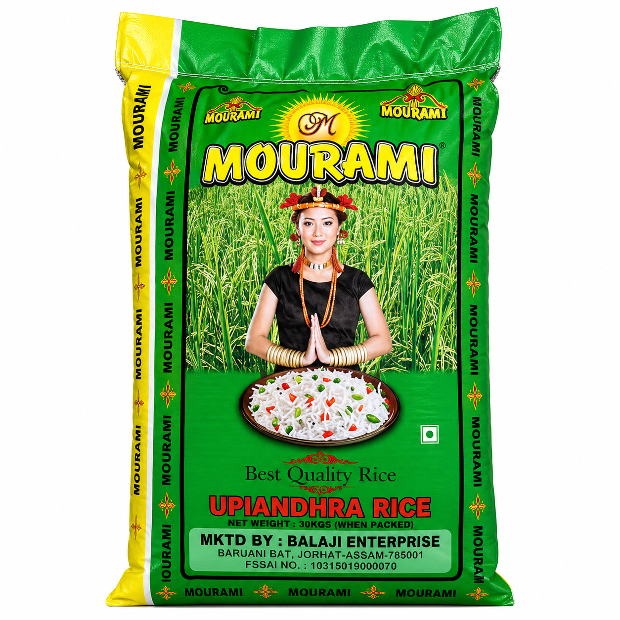 MOURAMI BEST QUALITY RICE, 26 Kg