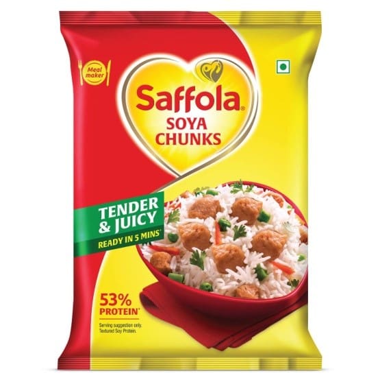 Saffola Soya Chunks, 1kg