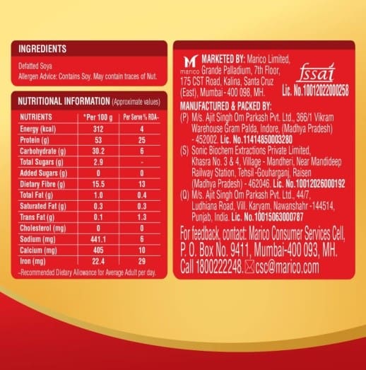 Saffola Soya Chunks, 1kg