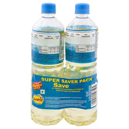Sundrop SuperLite Advanced Refined Sunflower Oil 1.70 kg (Pack of 2)