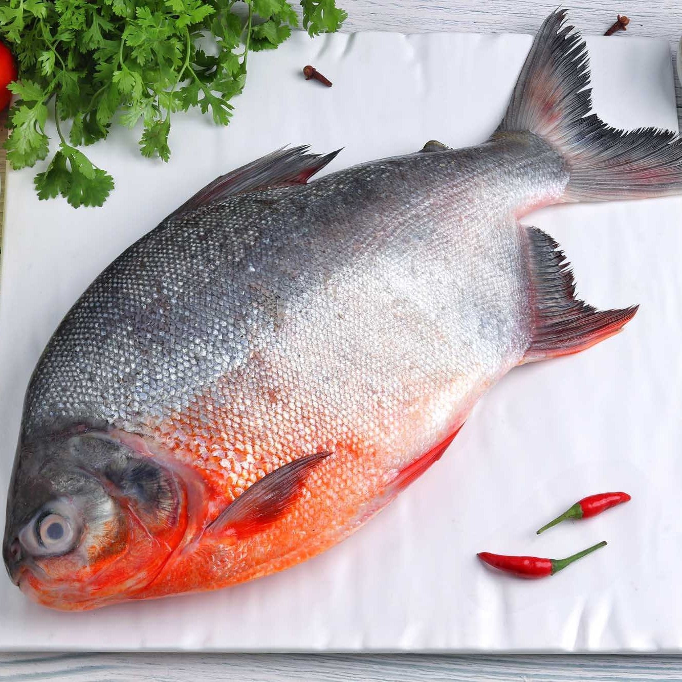 Pomfret, Curry Cut, 1kg