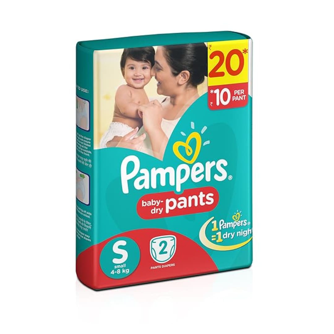 Pampers Diaper Pants 16+16+16 Lotion with Aloe Vera - S - S - Buy 3 Pampers  Pant Diapers | Flipkart.com